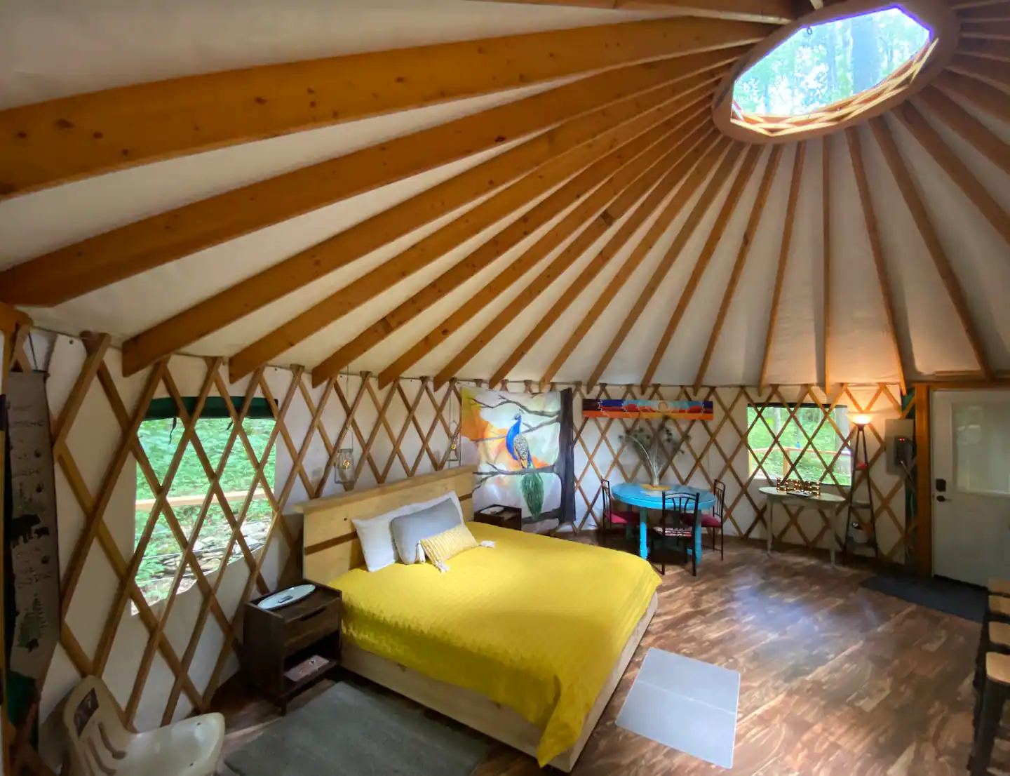 Creekside Yurt Glamping Asheville NC