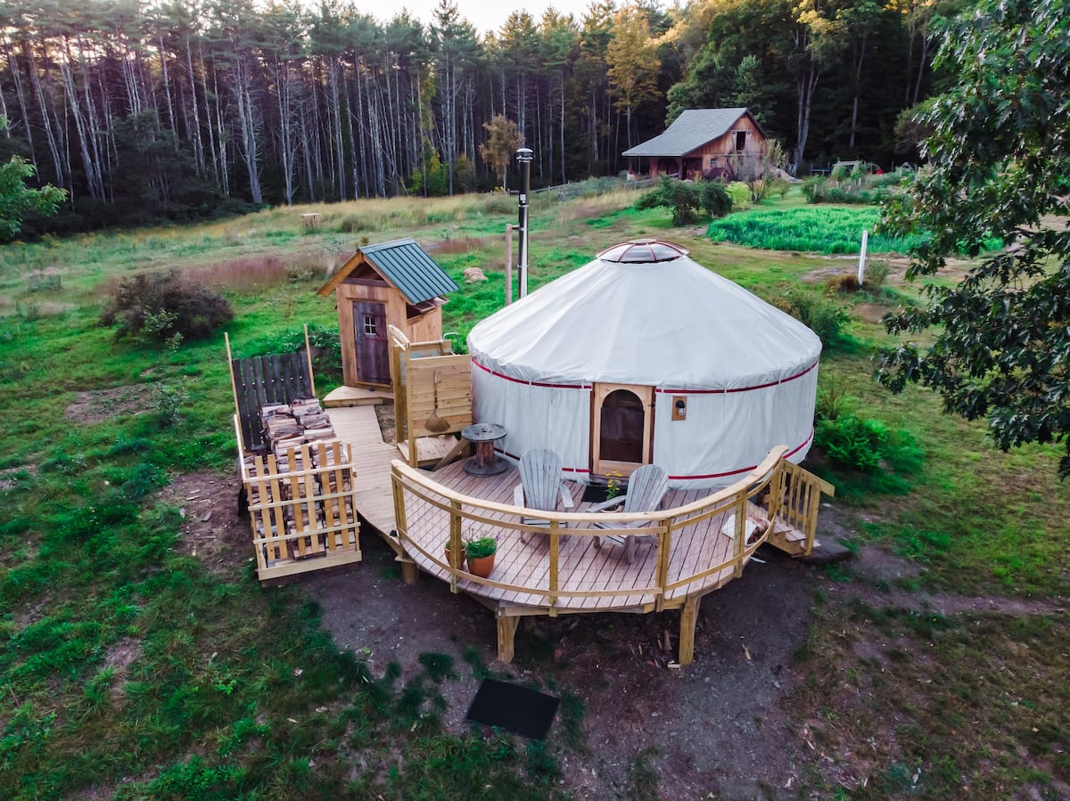 Luxury Yurt Glamping New England