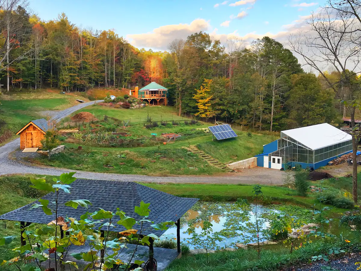 Romantic Yurt in Appalachia near Asheville, NC