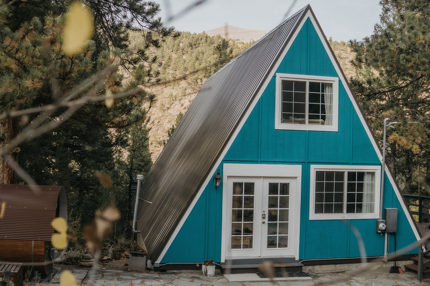 The Hygge Chalet- Best Airbnb Colorado A-Frame Cabin