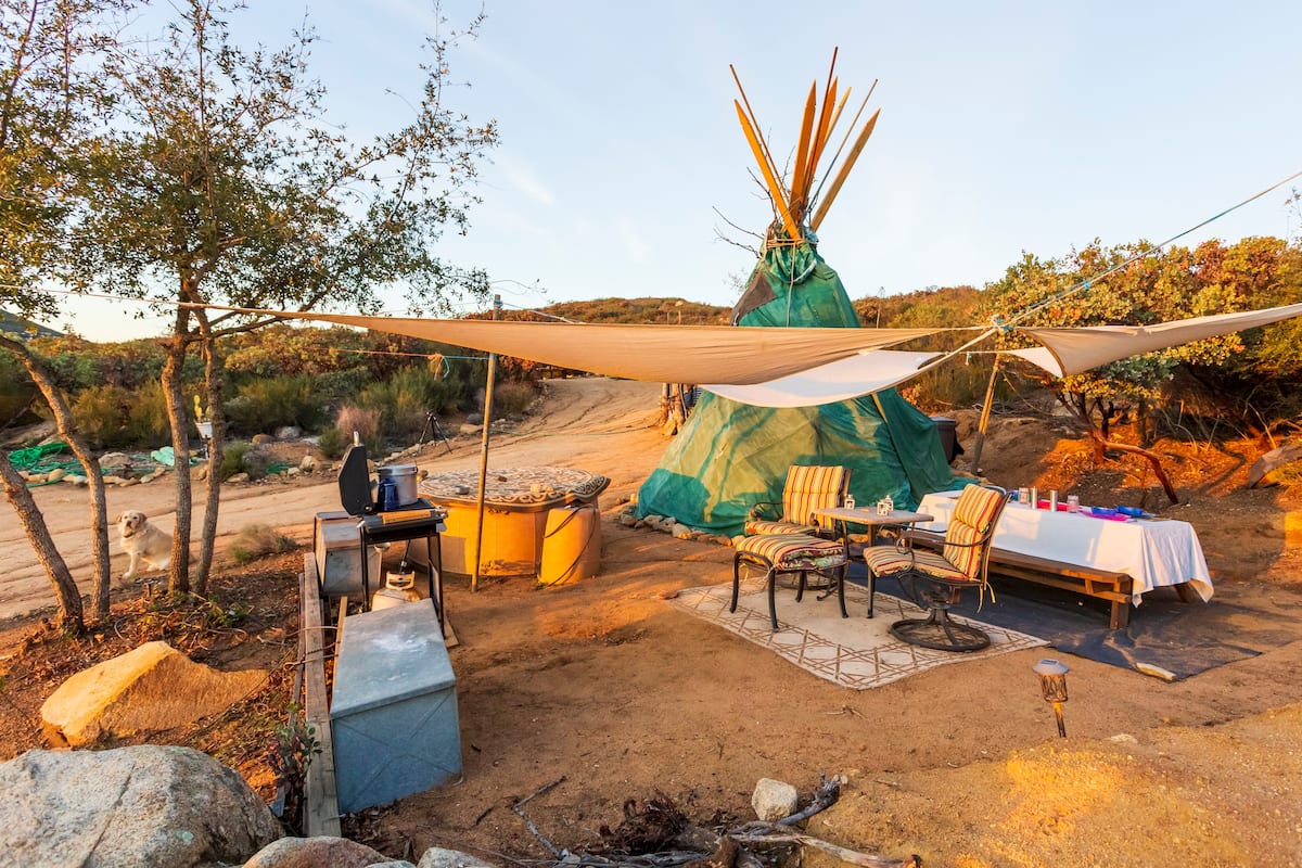 Tipi Glamping With Beautiful Views of San Diego