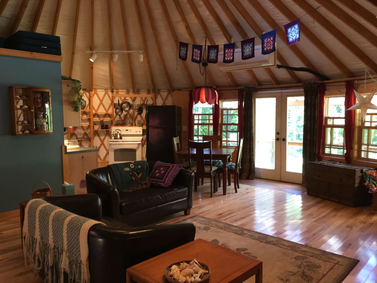 Yurt Glamping near Asheville NC