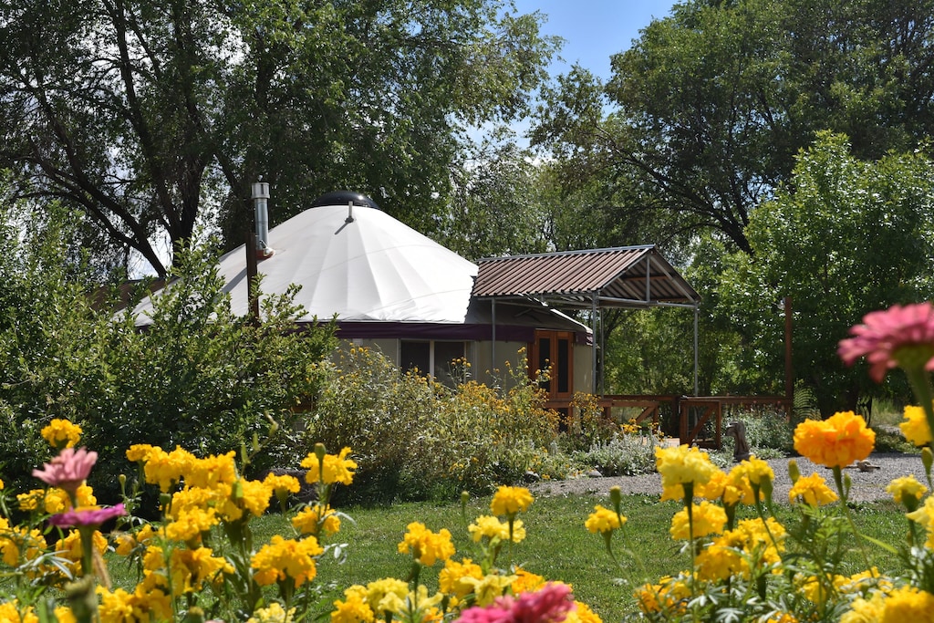 colorado glamping rural western slope yurt