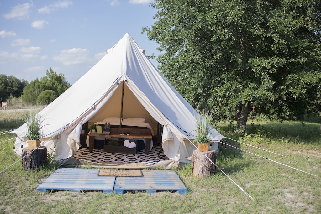 florida glamping yurt lake louisa