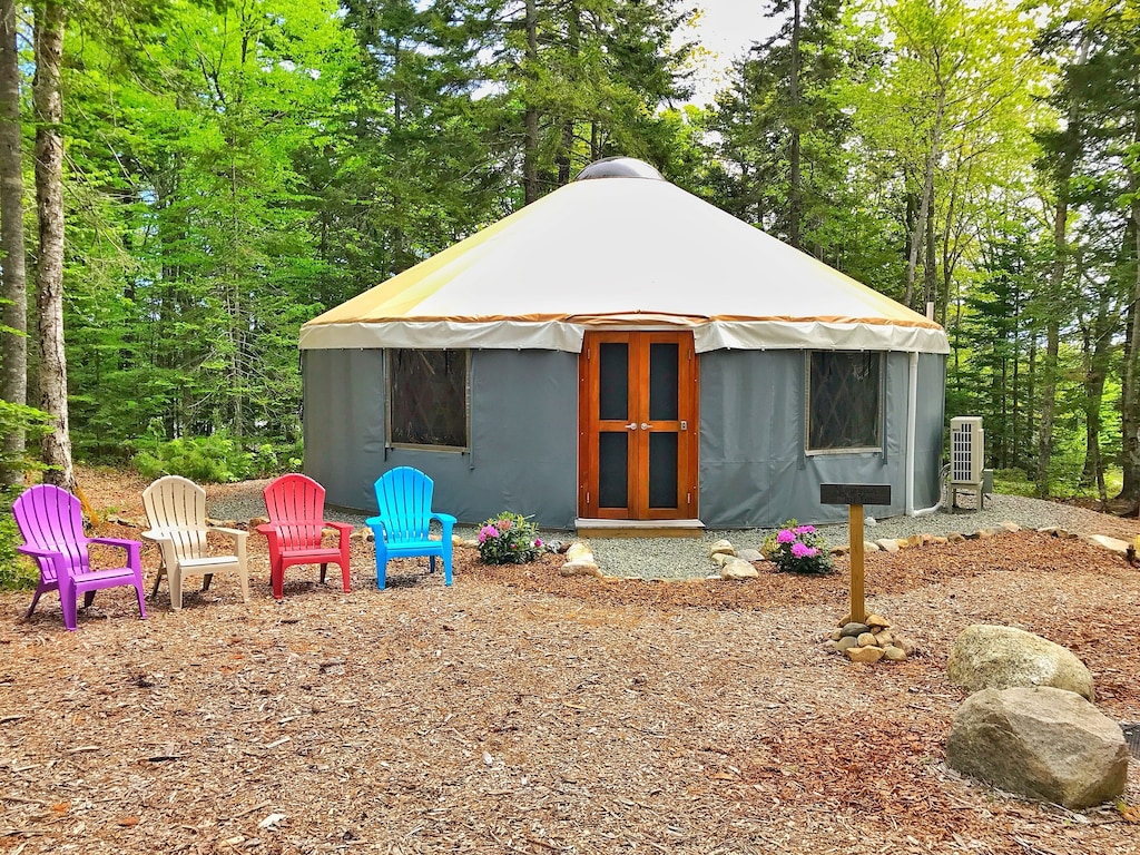 glamping on the quiet site of acadia national part new england