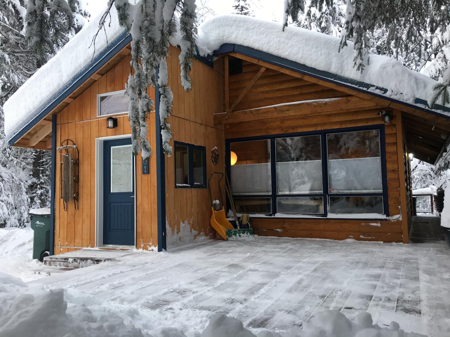 Alaska Cabin Airbnb With Hot Tub Winter