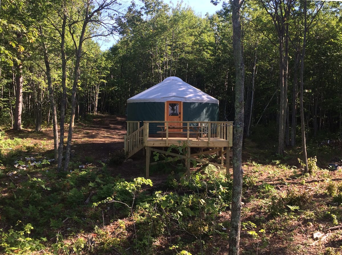 Bayfield Rustic Yurt Wisconsin