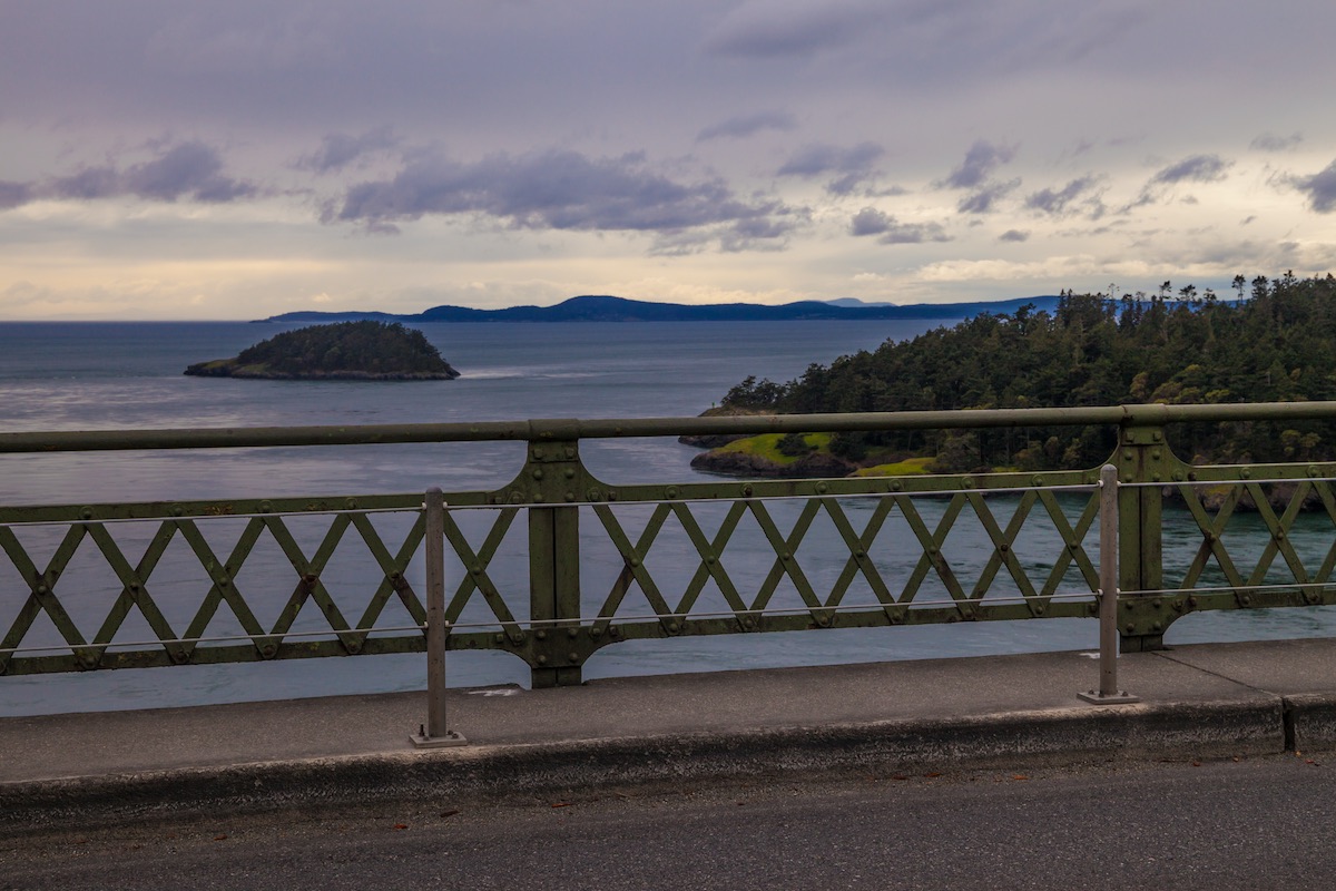 Bridge over Deception Pass in Washington state