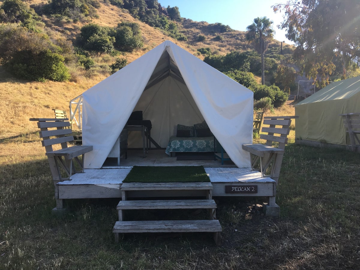 Glamping Tent Catalina Island Airbnb