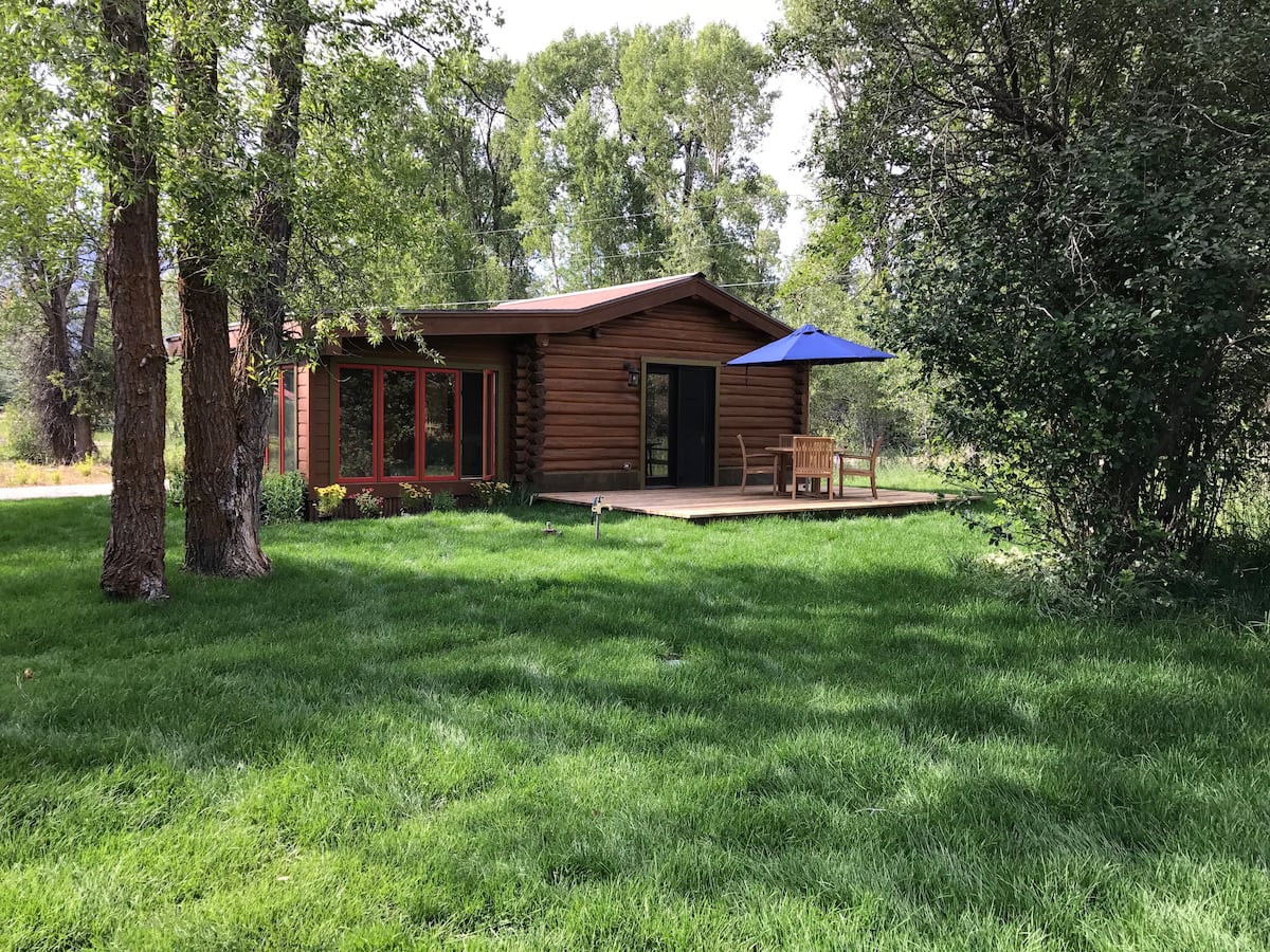 Old historic Log Cabin Jackson Hole Airbnb