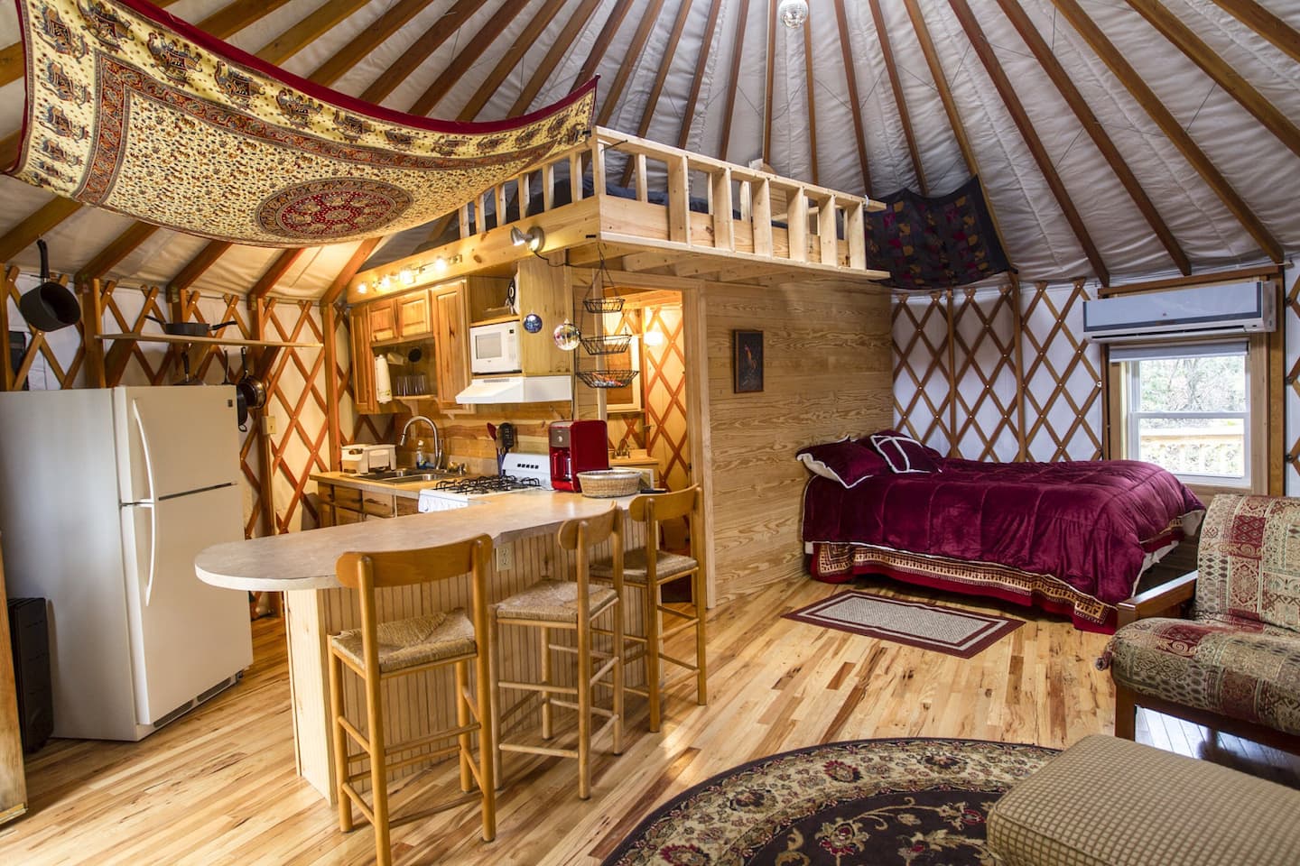 Serenity Yurt Glamping North Carolina