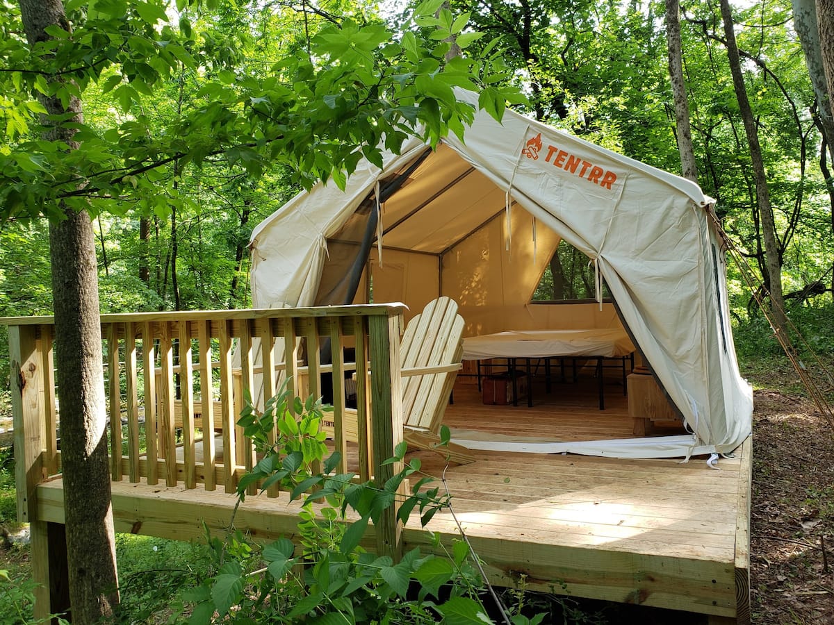 Tentrr Signature Site - Jacobs Creek Riverside Paradise Glamping