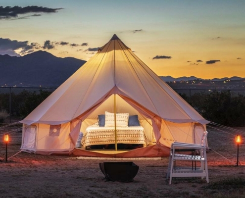 Glamping Tent in Joshua Tree