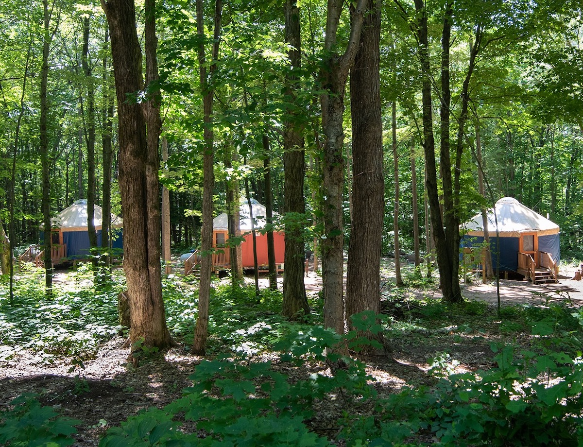 Turtle Yurts in Wisconsin