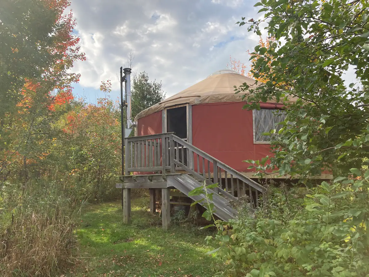 Twisting Twig Gardens and Orchard Rustic Yurt