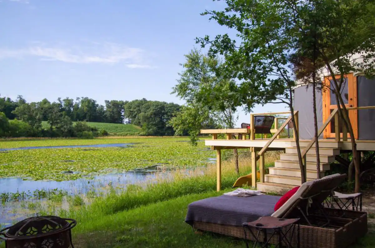 Yurt Cabin Vacation - Glamping Wisconsin