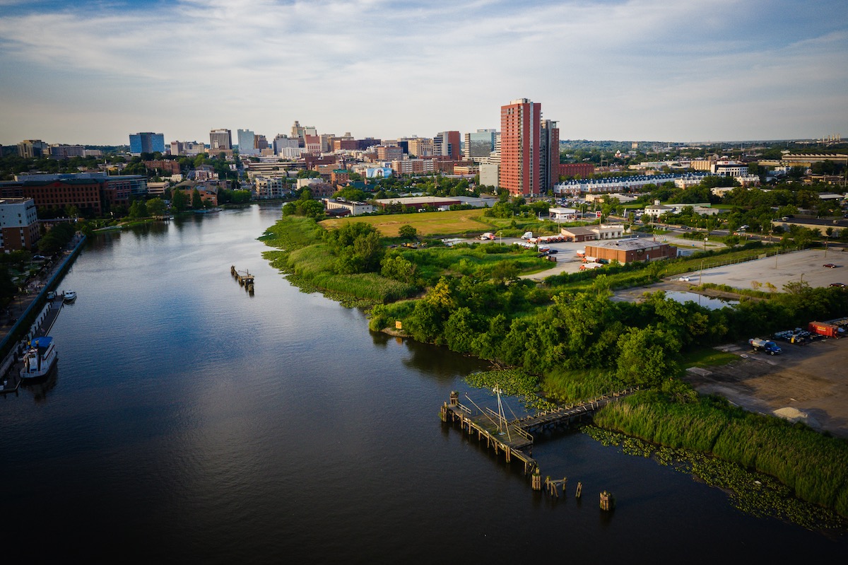 Aerial of Wilmington Delaware