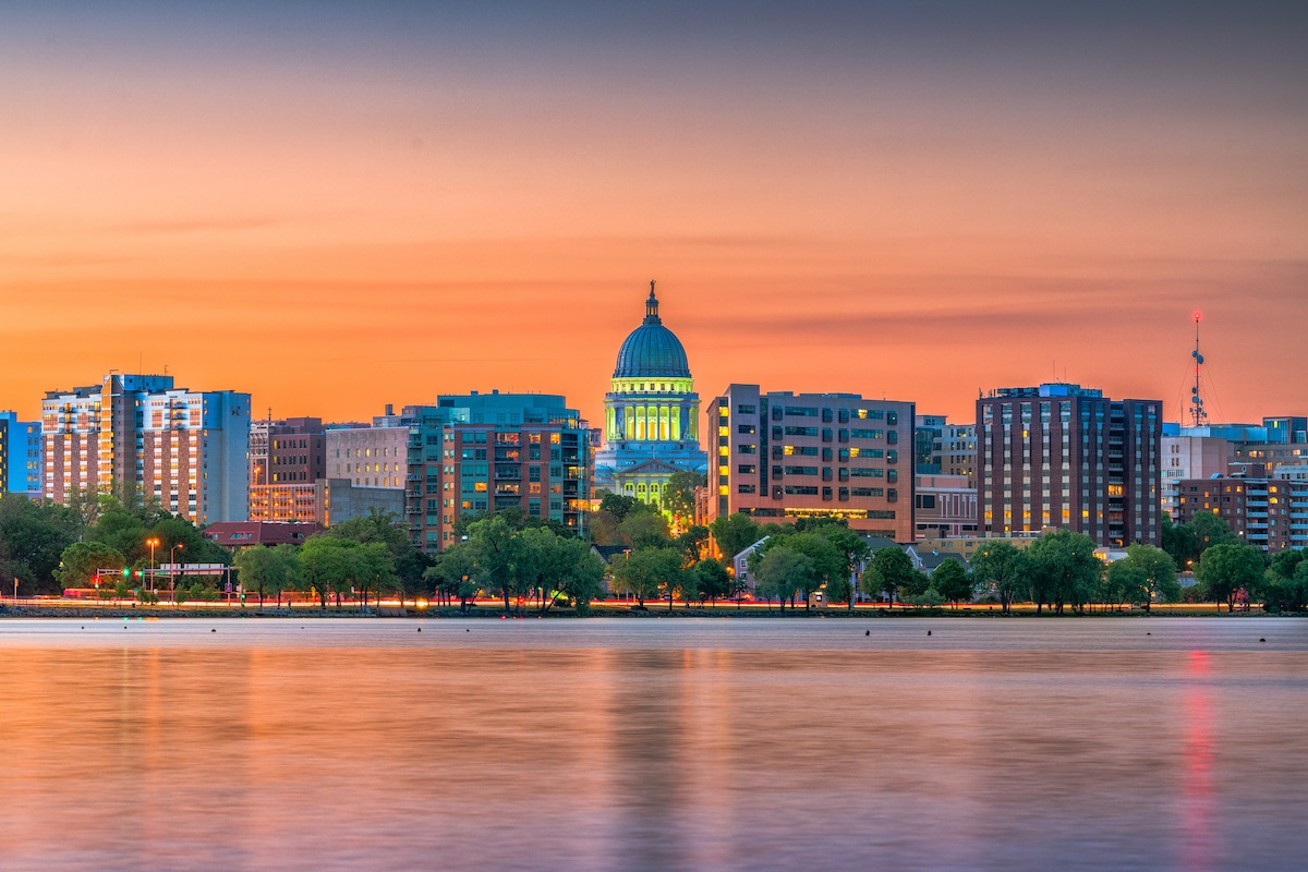 Madison, Wisconsin, USA Skyline