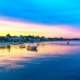 Ships and boats in the Provincetown Marina during sunset Provincetown, MA