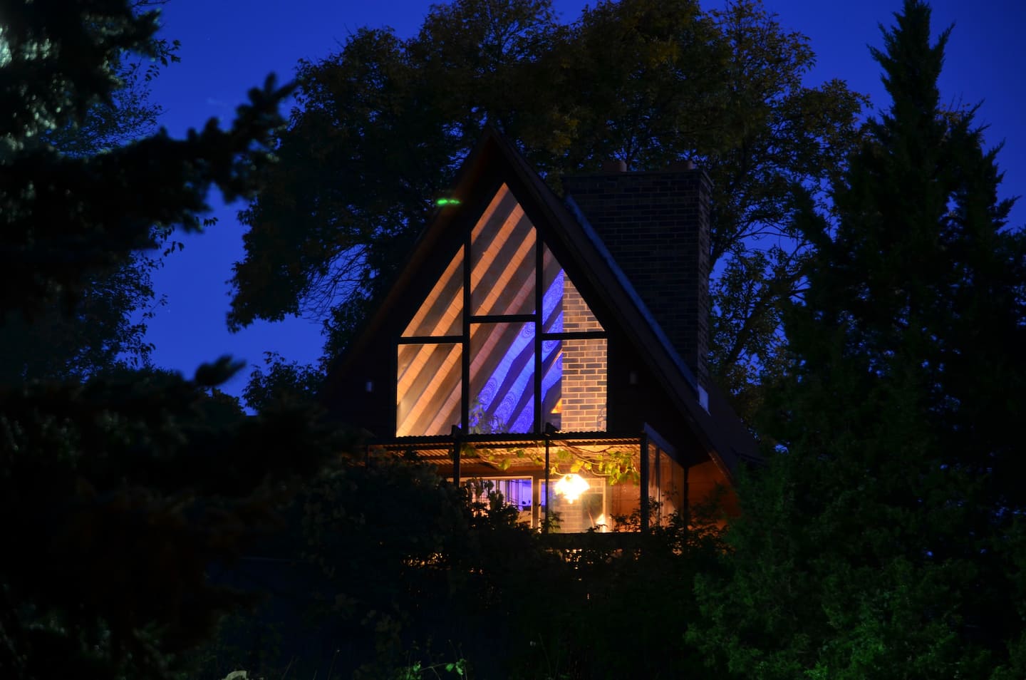 Unique A-Frame Cabin Airbnb in Madison WI