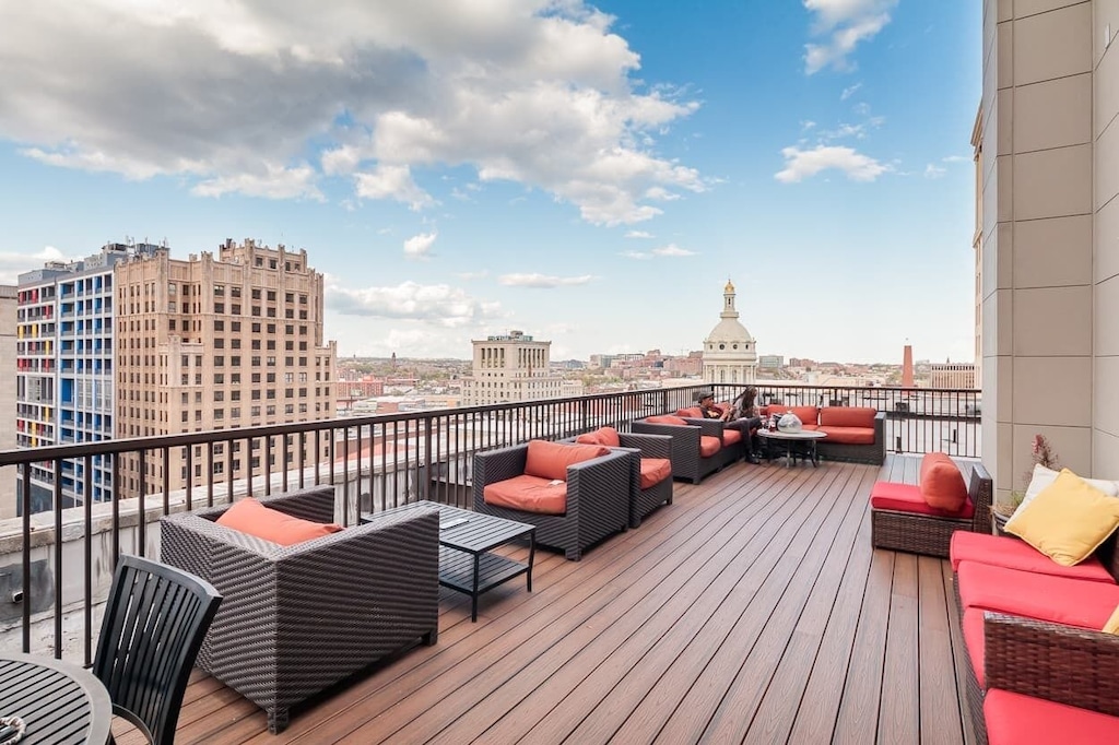 baltimore maryland downtown studio rooftop