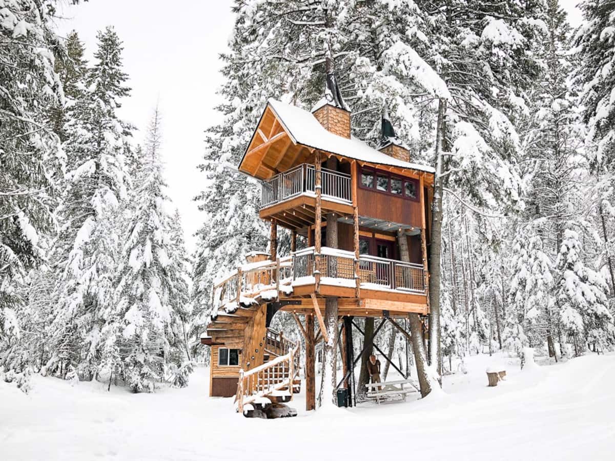 Meadowlark Treehouse at Montana Treehouse Retreat