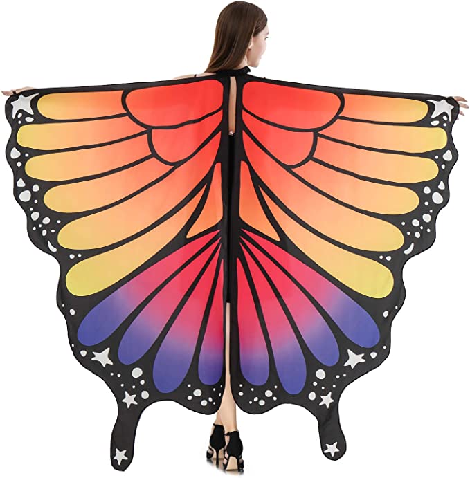 Butterfly Wings Shawl - Festival Accessories