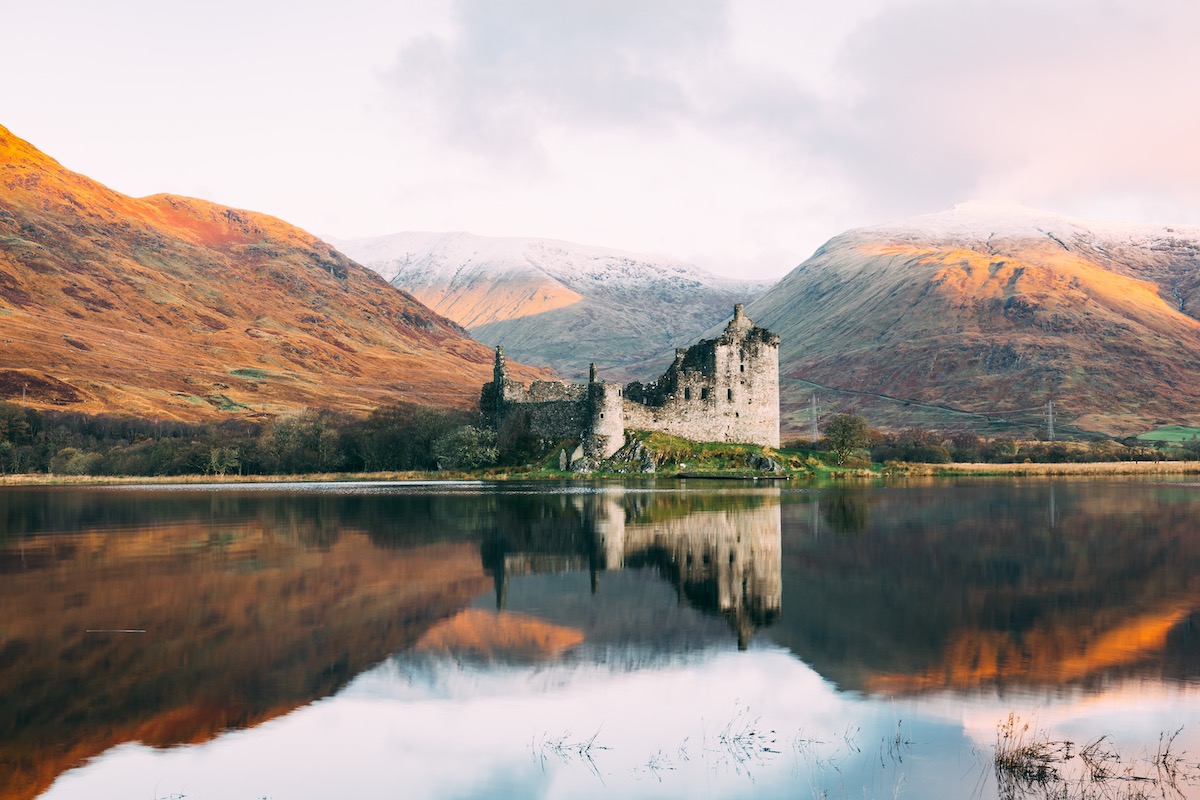 Kilchurn Castle, Lochawe, Dalmally, Scotland, UK