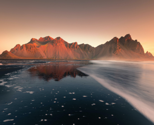 Stokksnes Black Sand Beach