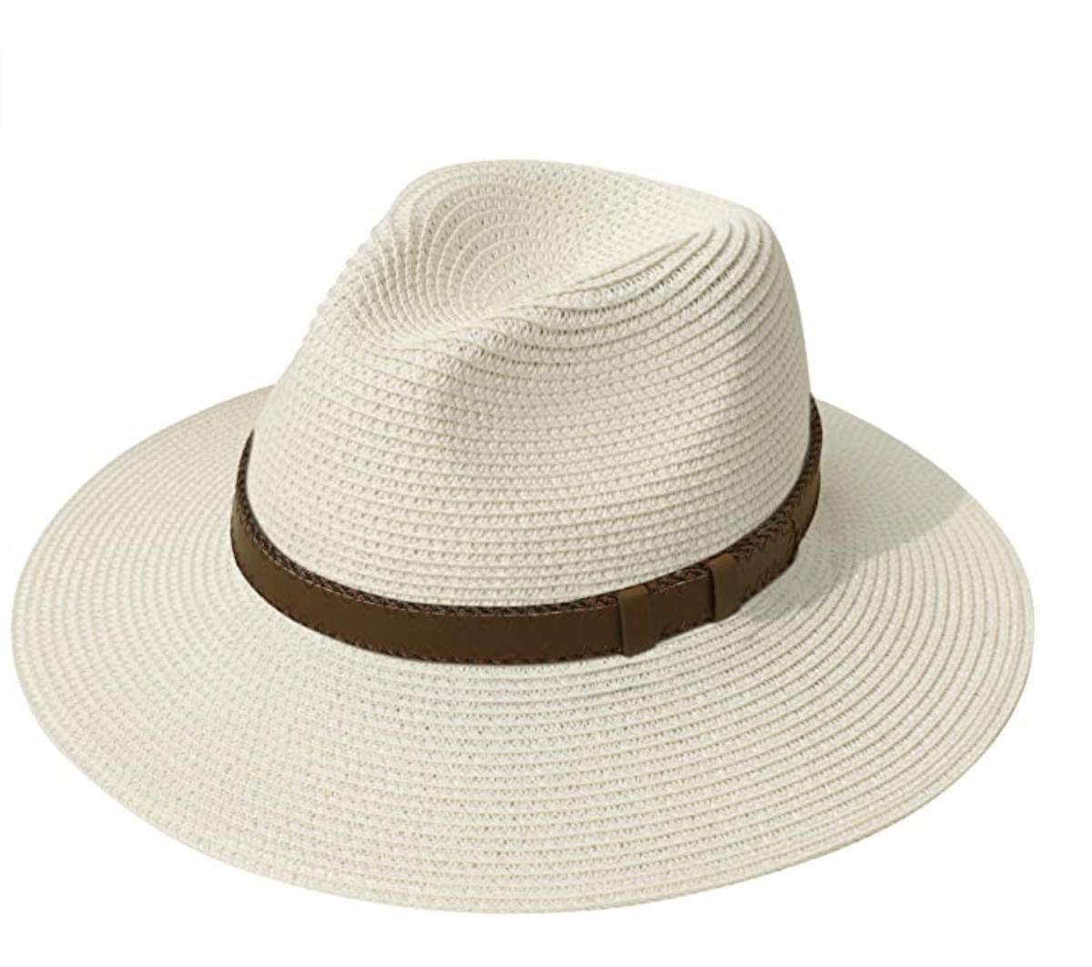 Wide Brim Straw Panama Roll up Hat Fedora Beach Sun Hat