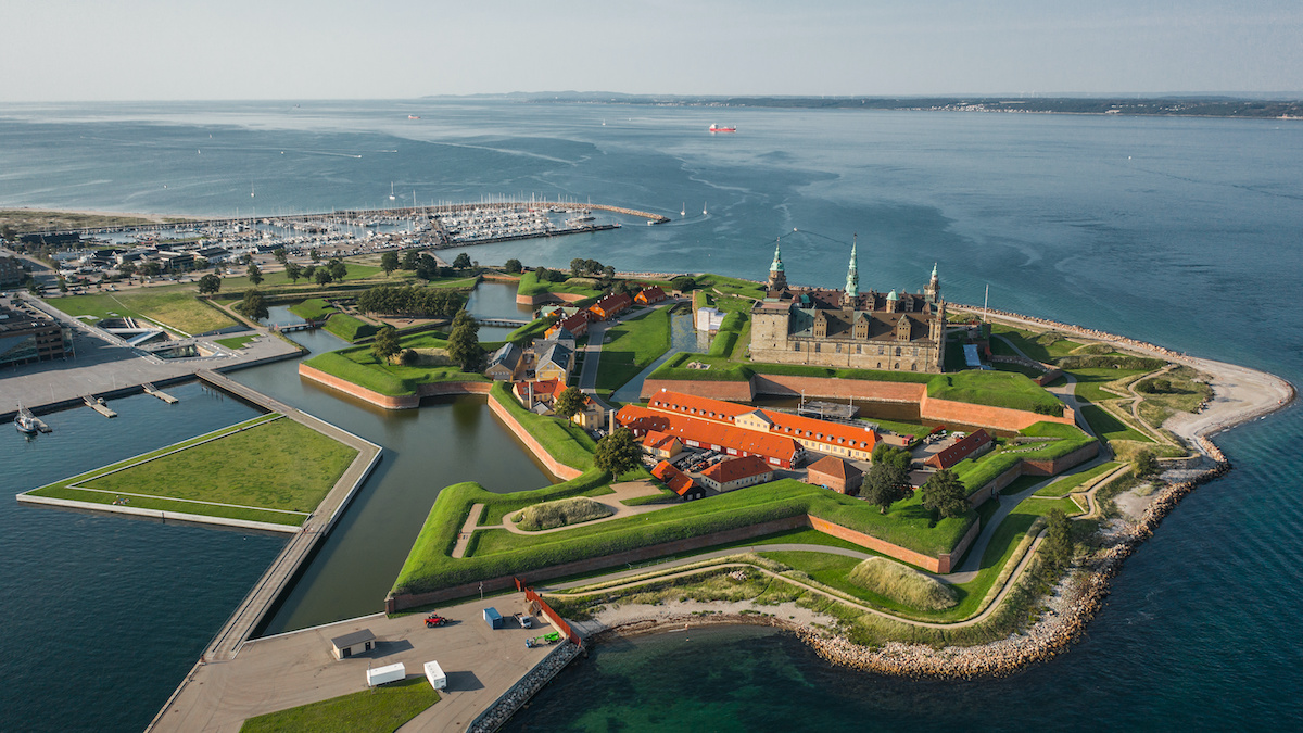 Kronborg castle in Elsinore