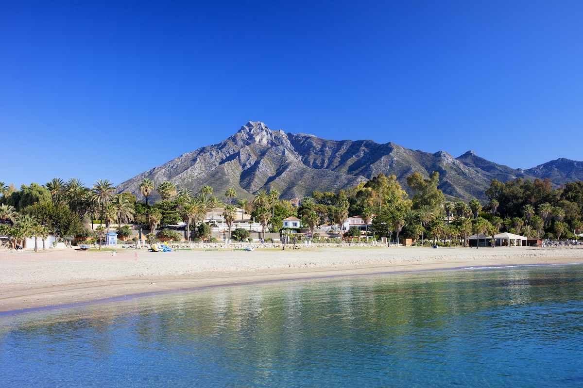 Marbella Beach on Costa del SolMarbella Beach on Costa del Sol