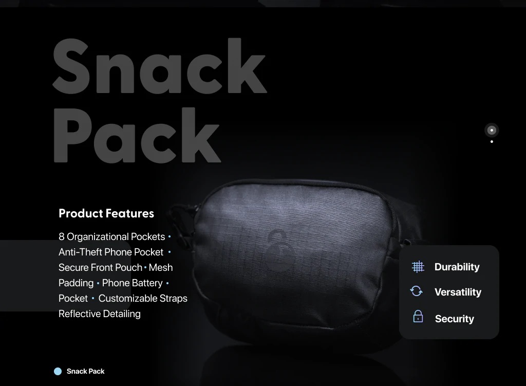 Lunchbox Snack Pack Fanny Pack for Festivals