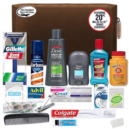 Convenience Kits International Men’s Premium 20-Piece Kit with Travel Size