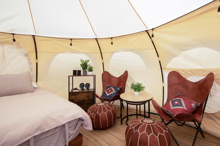 Glamping in Joshua Tree