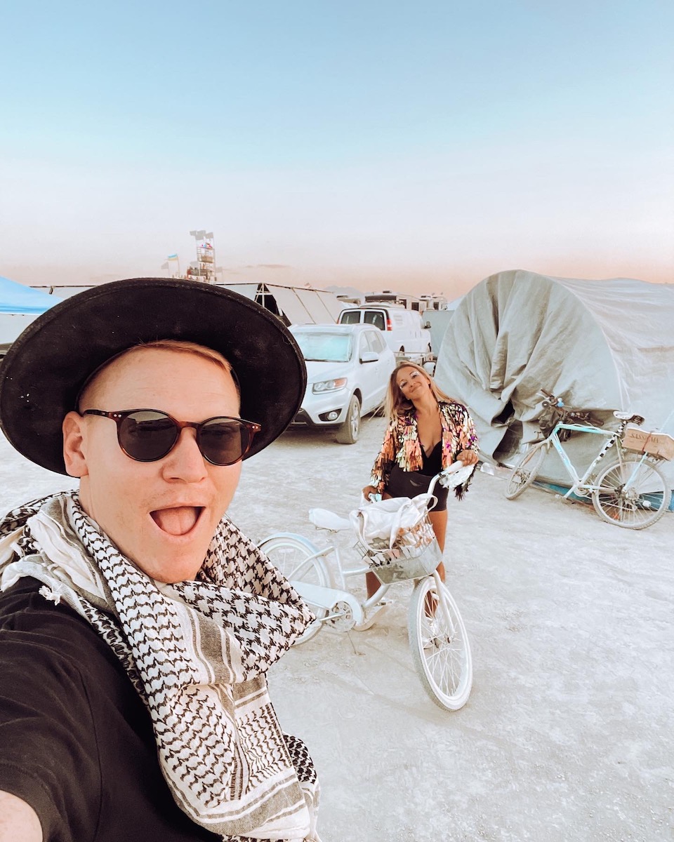 Burning Man Hat & Desert Scarf