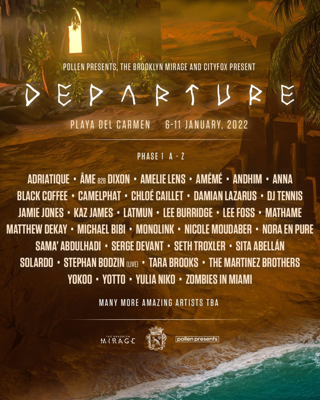 Departure Festival - Mexico 2022 Line Up