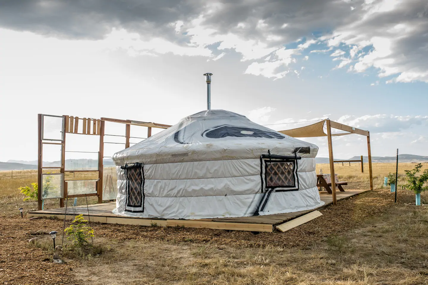 Fort Collins Yurt Off-Grid Glamping