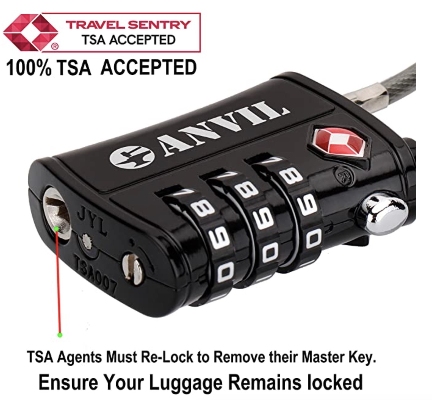 TSA Approved Travel Locks