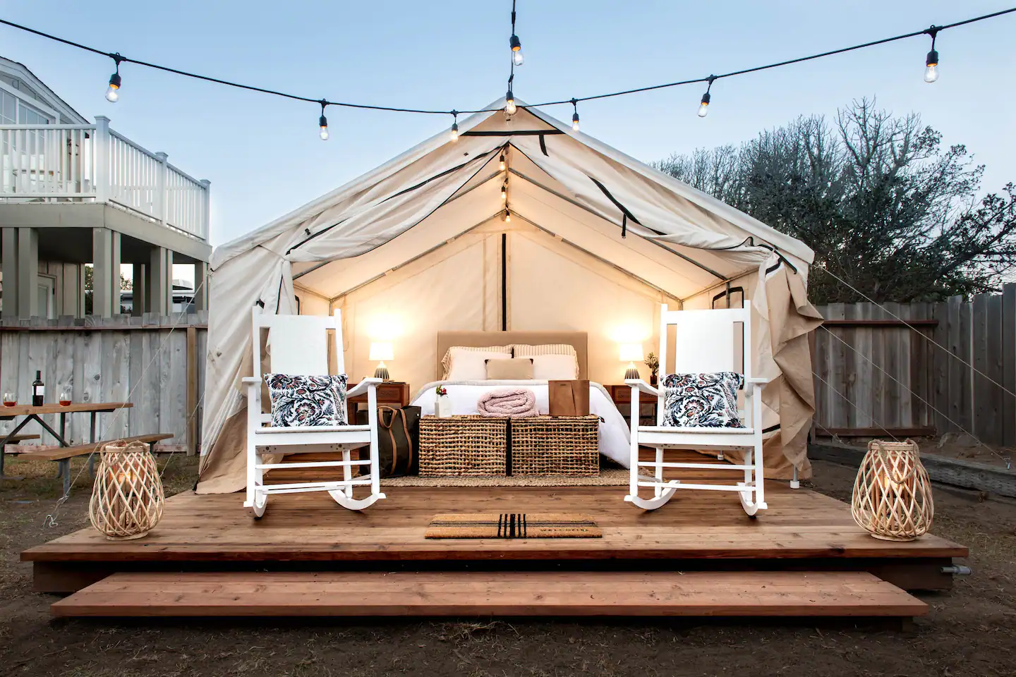 big sur glamping tent airbnb