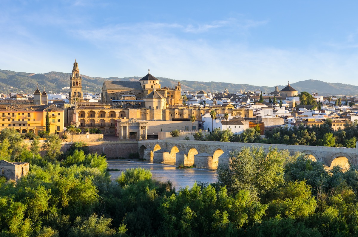 Cathedral, Mezquita and Roman bridge, Córdoba, Spain