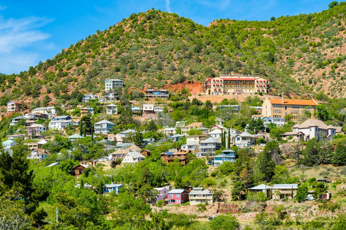 Jerome Arizona cityscape