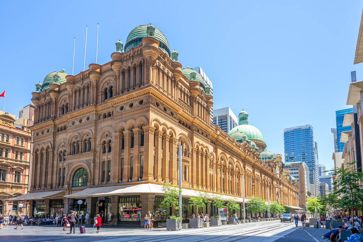 Queen Victoria Building, a heritage site in sydney