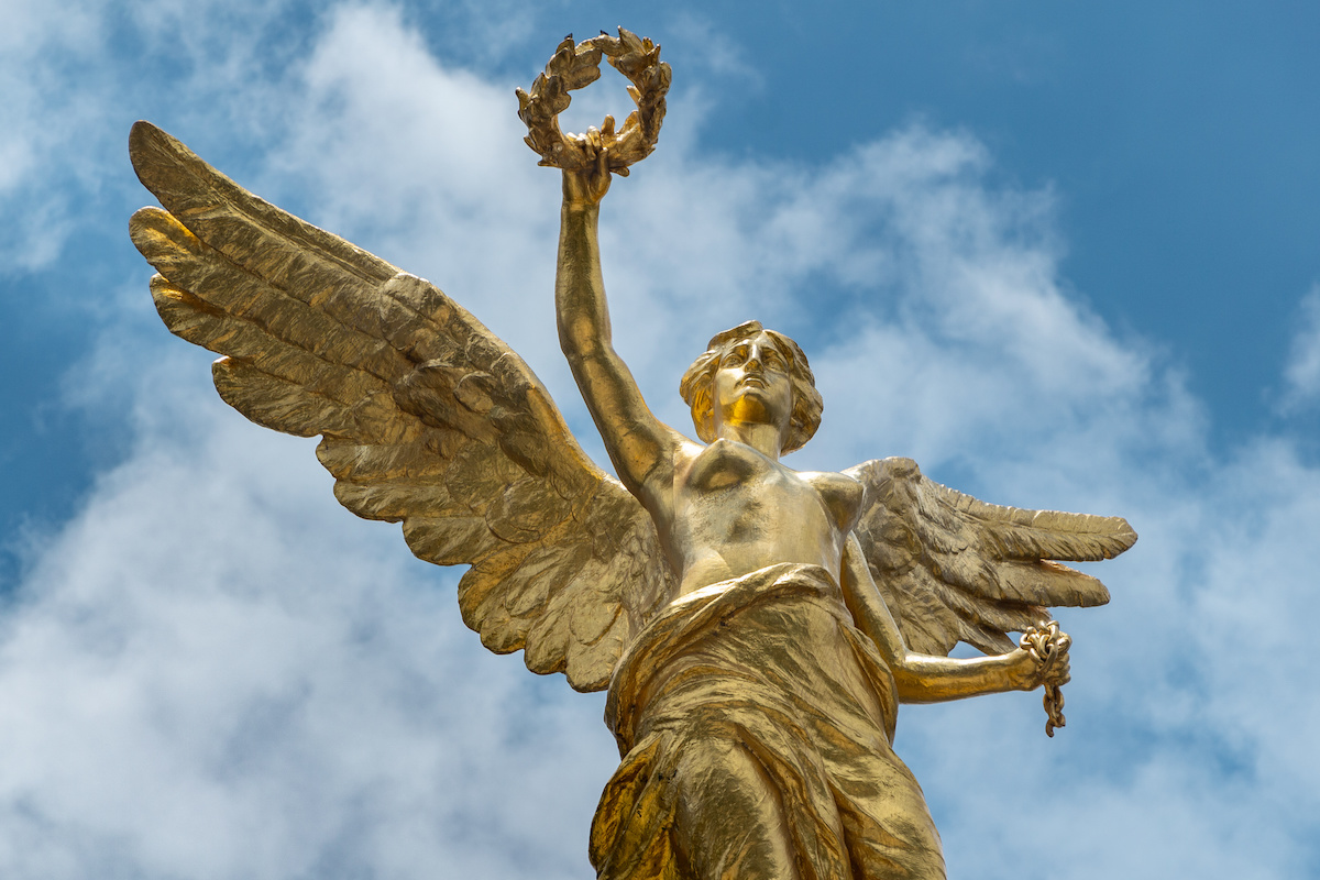 Ángel de la independencia en la CDMX