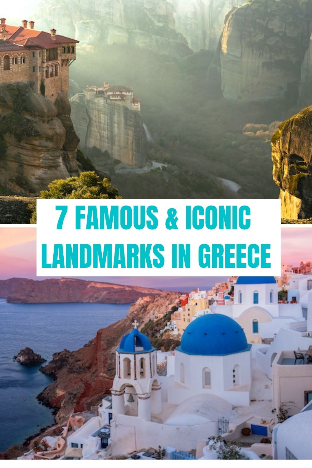 Famous Landmarks in Greece Pinterest