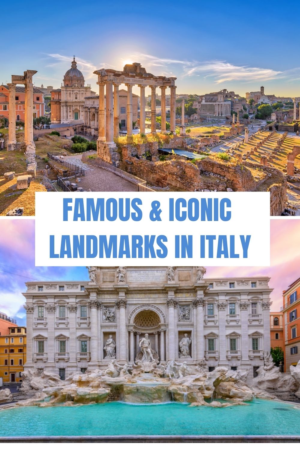 Monuments célèbres en Italie