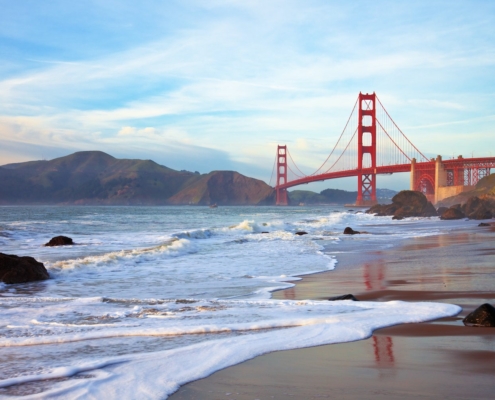 Golden Gate Bridge at Sunset