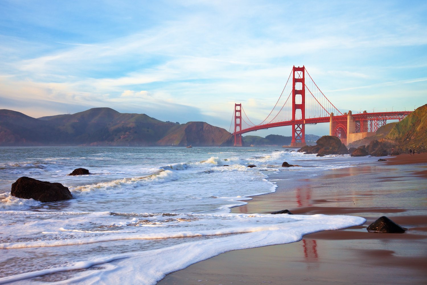 Golden Gate Bridge at Sunset