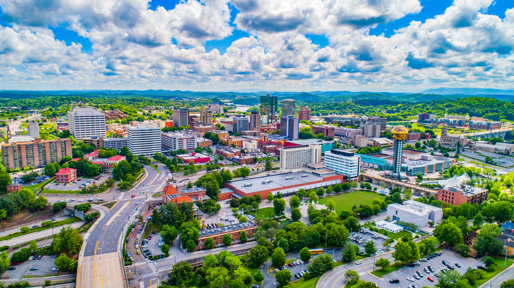Downtown Knoxville, Tennessee, USA Skyline