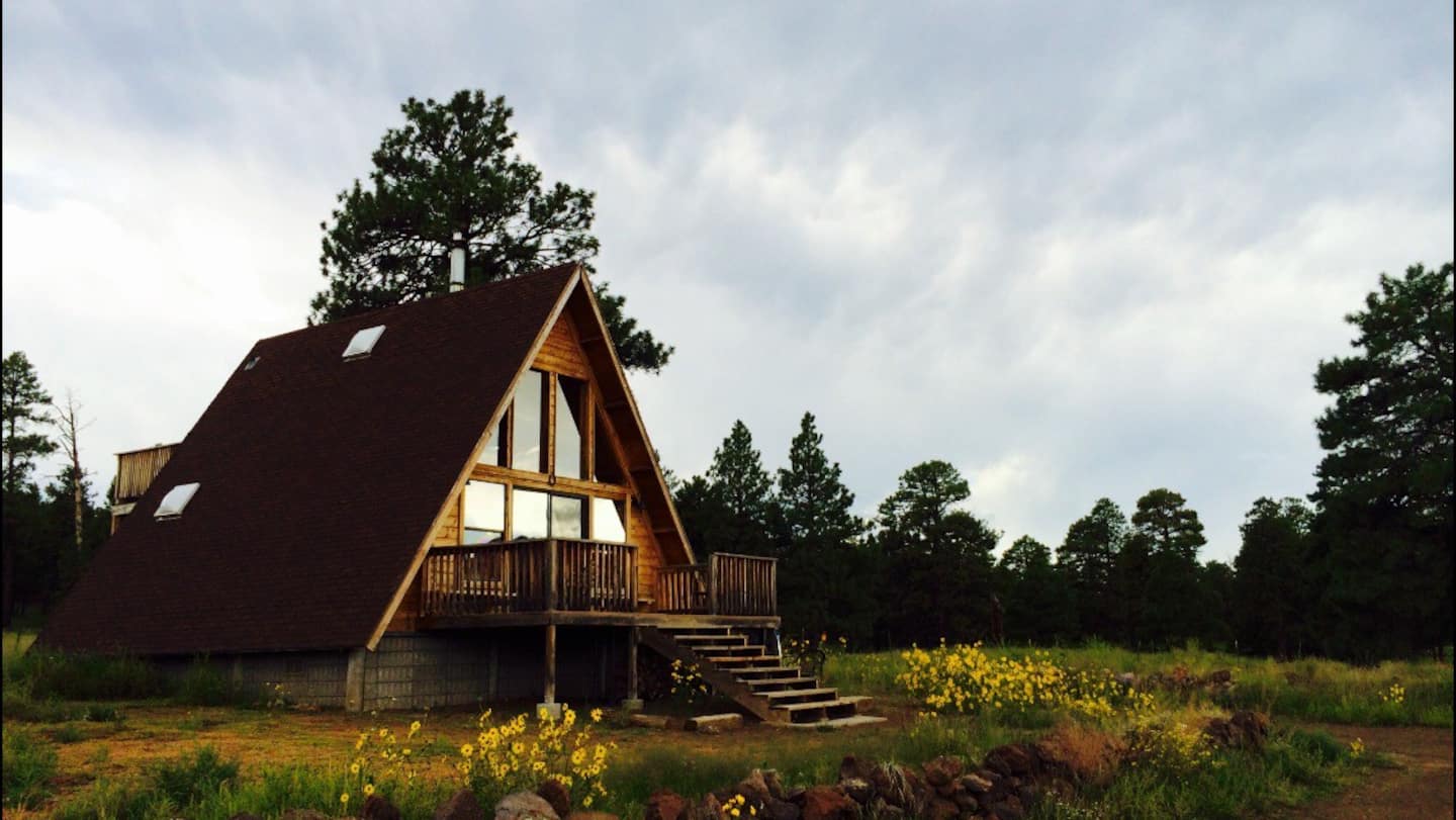 A-Frame Mountain View Cabin in a National Forest